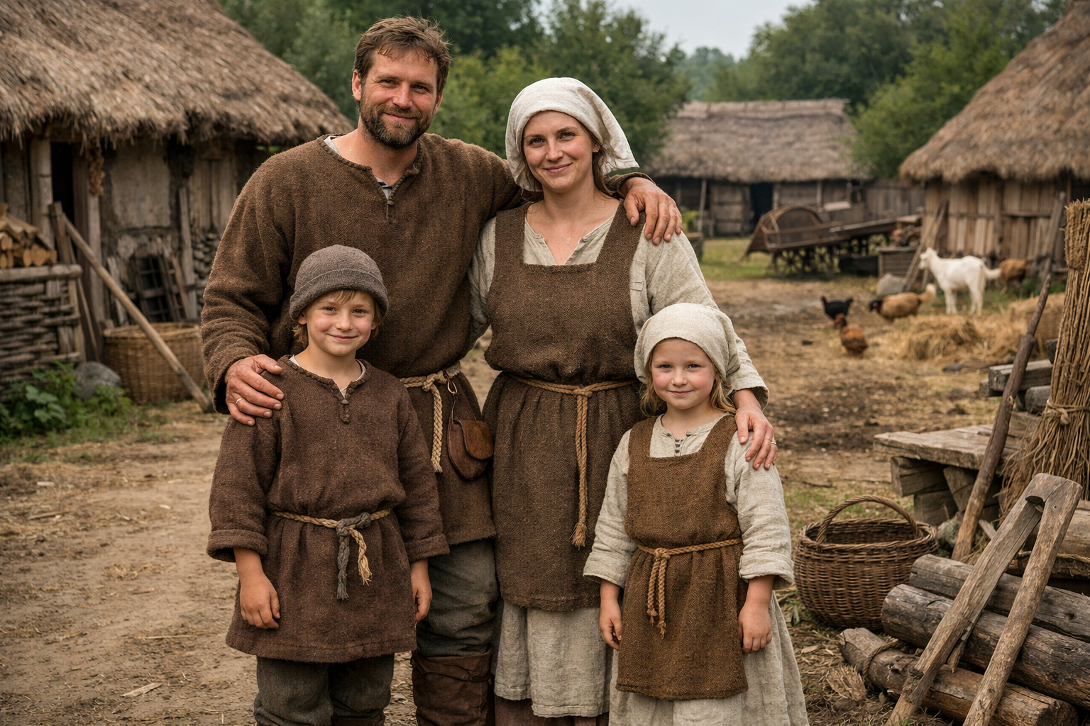 Peasant Clothing in the Middle Ages: Medieval Europe Fashion