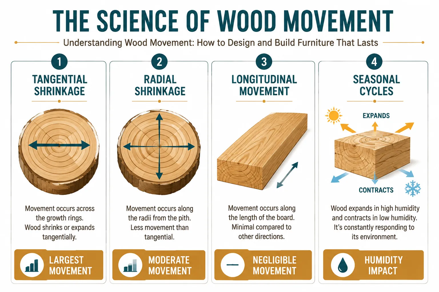 Understanding Wood Movement: The Science Behind the Shrink and Swell