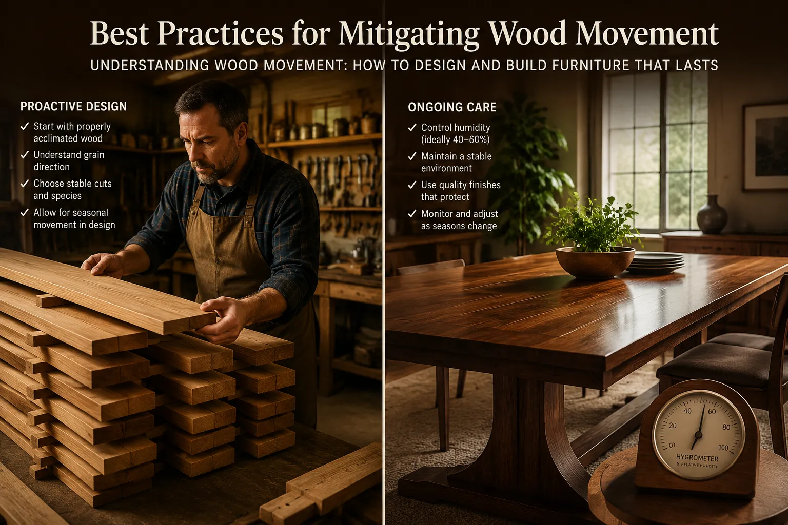 Best Practices for Mitigating Wood Movement in 2026