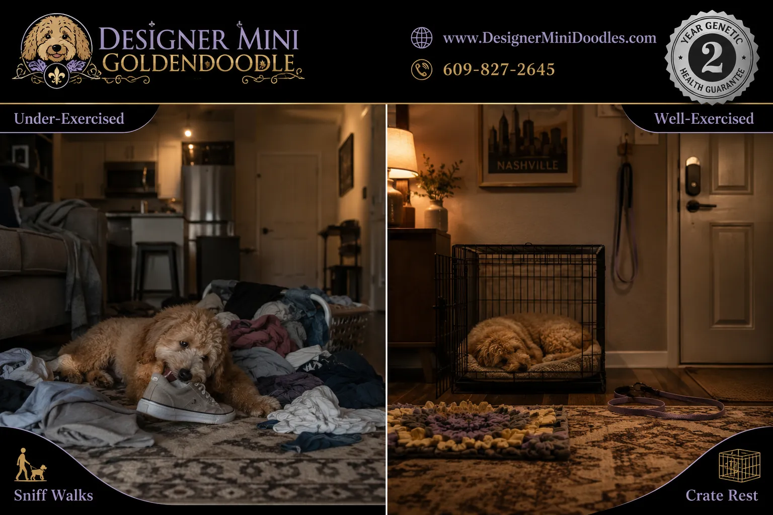 Are mini goldendoodles good for apartments in Tennessee?