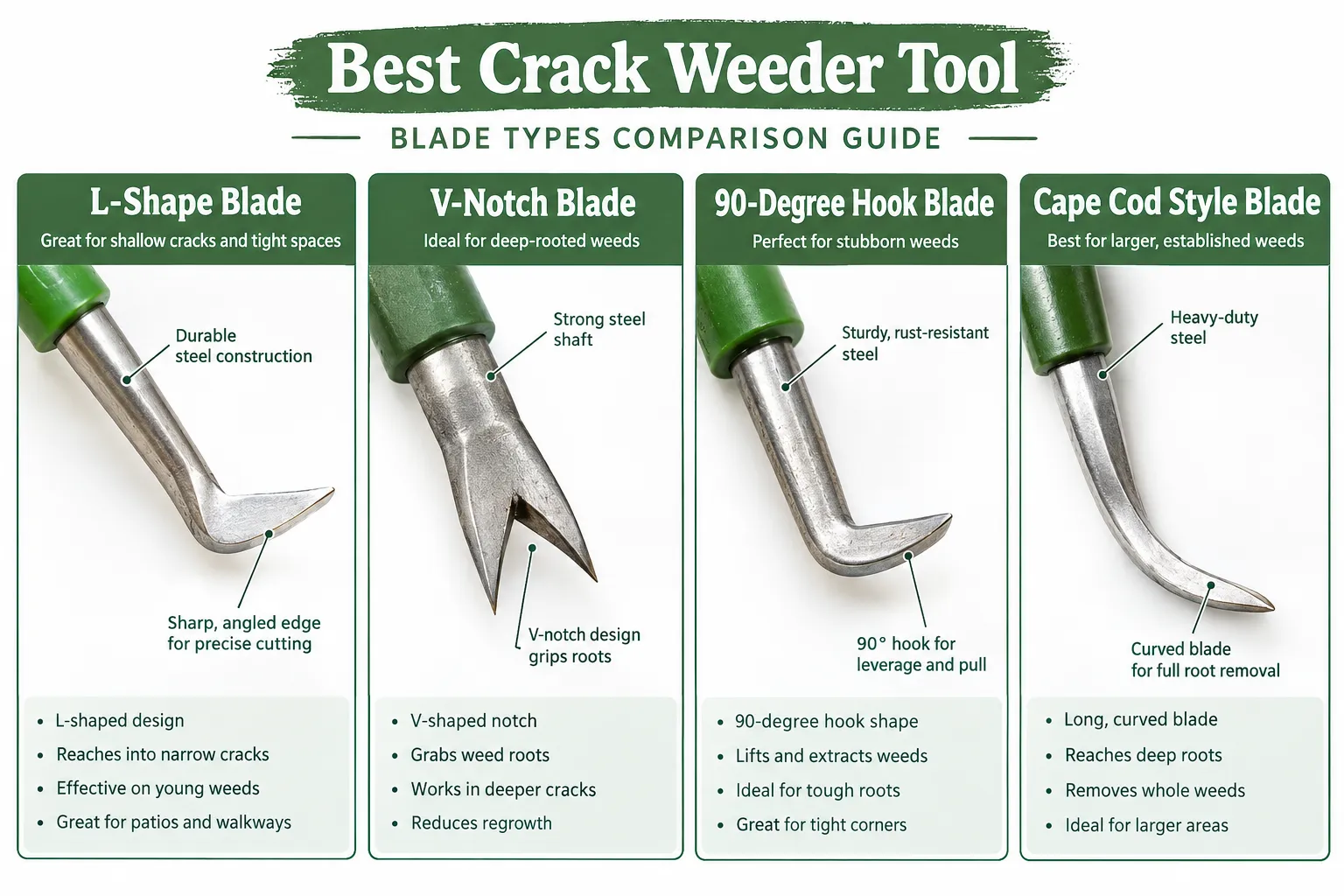Top Hand-Held Crack Weeders for Precision