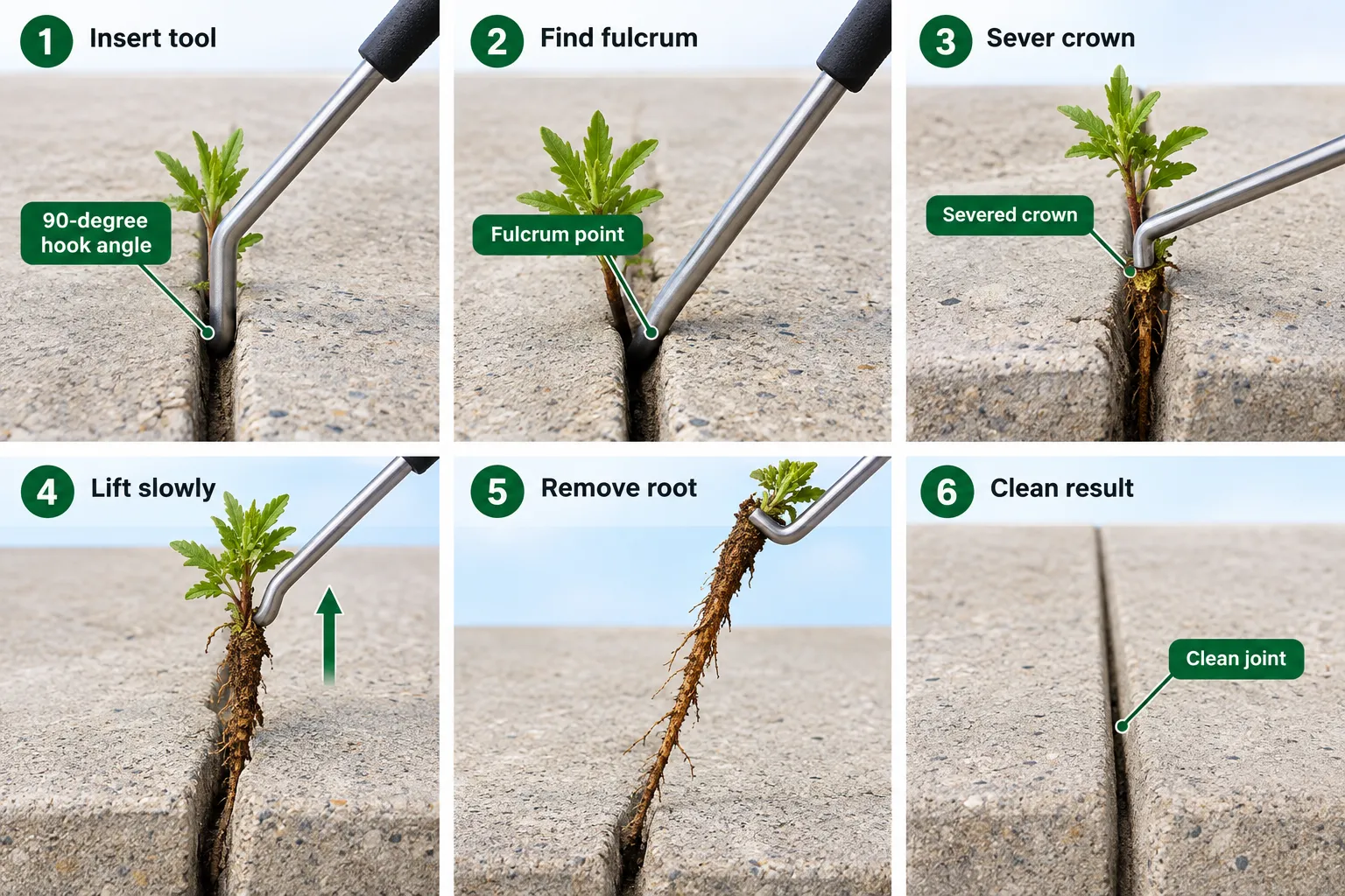 Heavy-Duty Tools for Stubborn Driveway Weeds