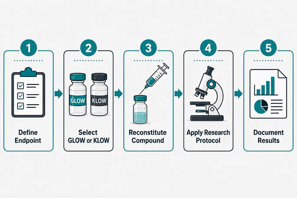 Comparing Klow Blend and Glow Blend Peptides: Selecting the Right Formulation for Research Settings