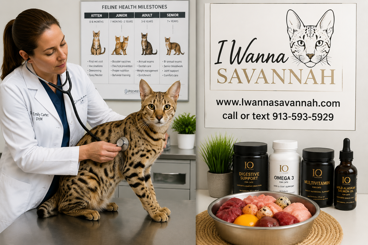 What Health Conditions Affect Savannah Cat Lifespan?