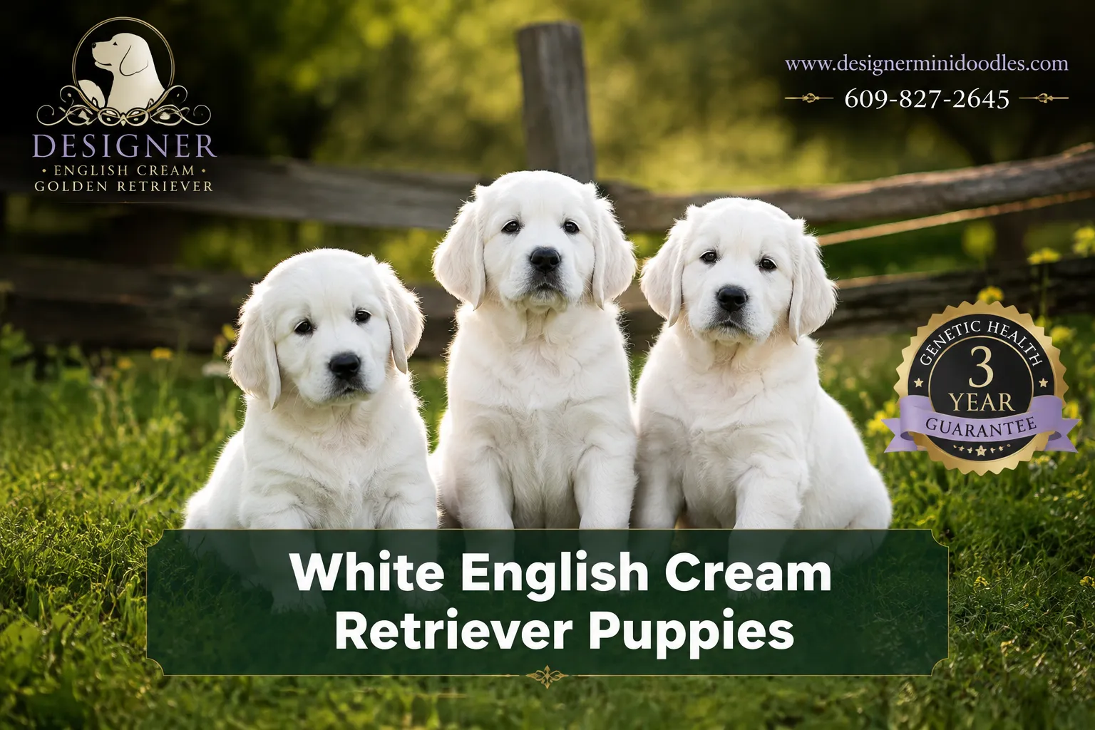 white english cream retriever puppies for sale