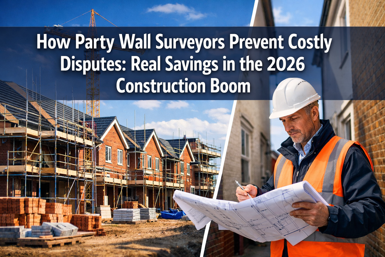 Professional () hero image featuring 'How Party Wall Surveyors Prevent Costly Disputes: Real Savings in the 2026