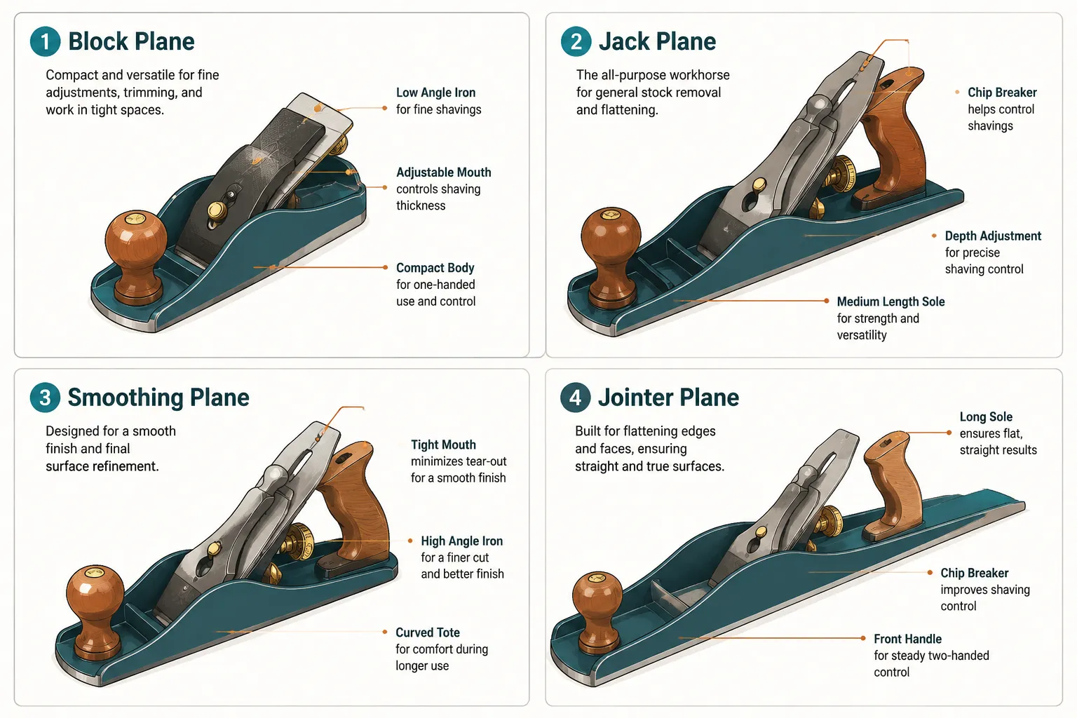Essential Hand Planes for Beginners