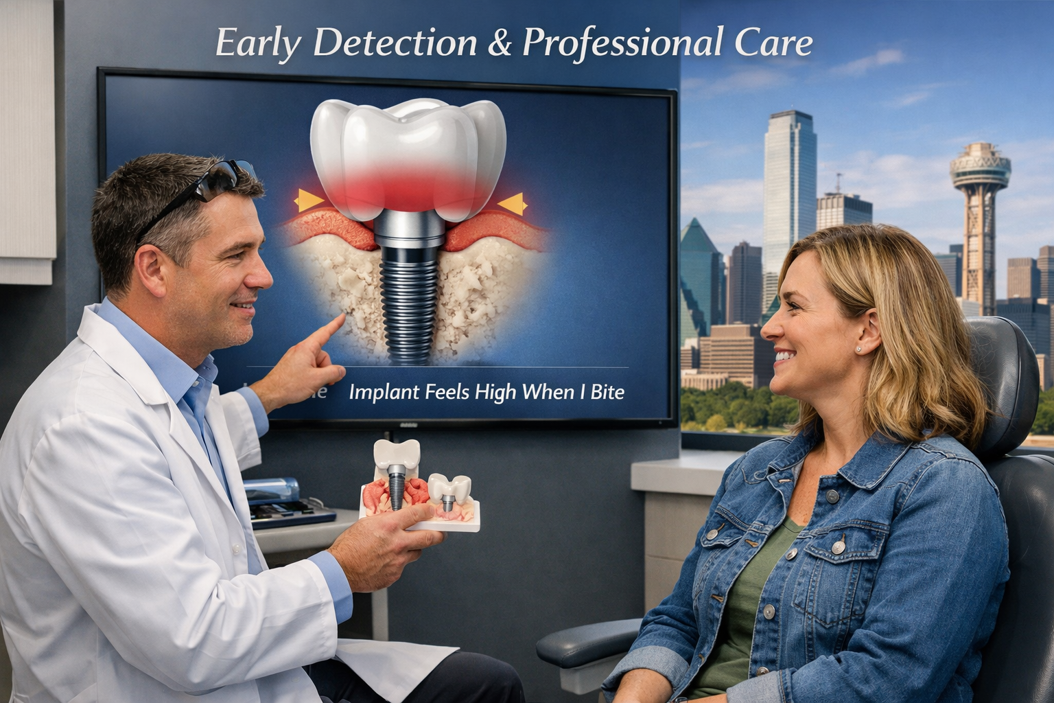 Implant Feels High When Biting? Dallas Solutions & Costs 2026