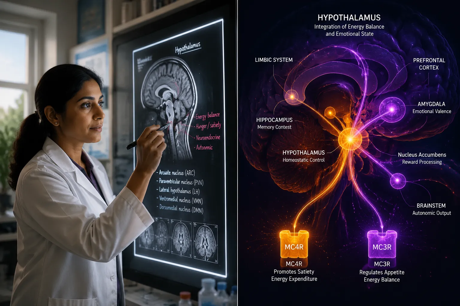 Hypothalamic and Limbic System Involvement
