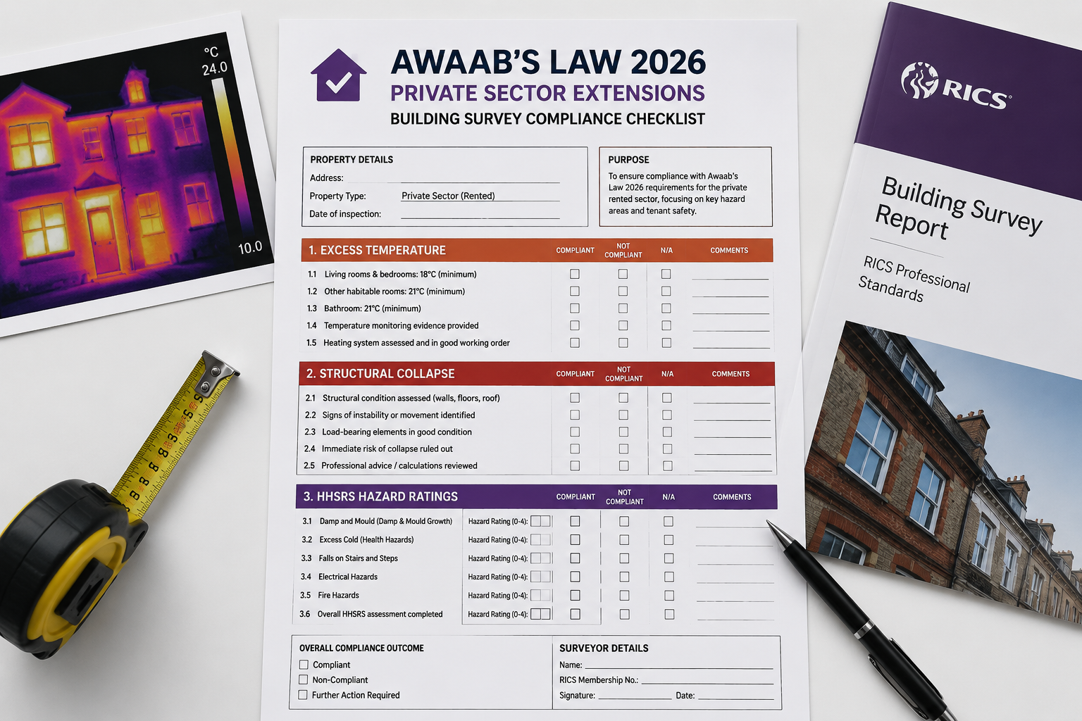 Documentation Standards and HHSRS Reporting Requirements