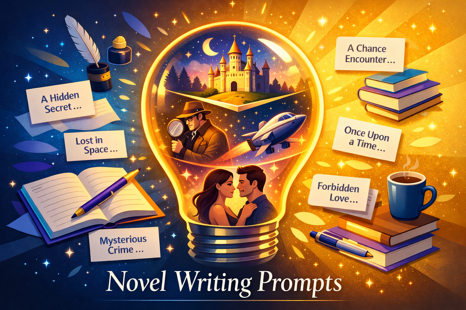 Writing Prompts for Novels: 50+ Creative Ideas for Your First Book