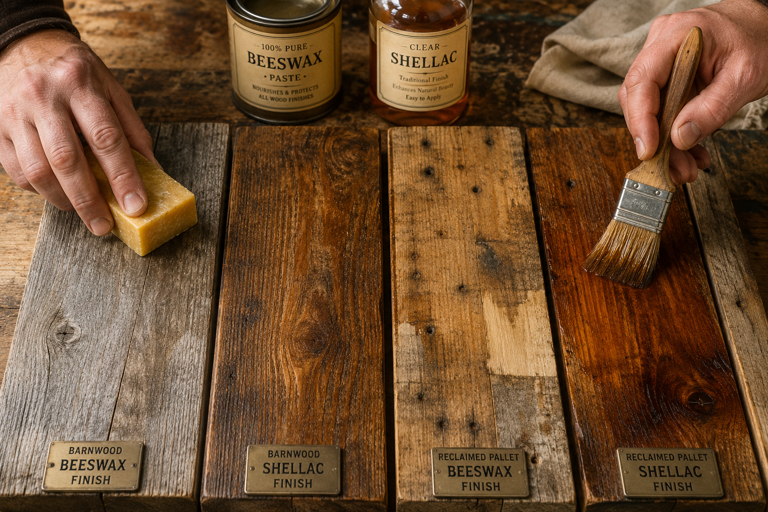 Enhancing Patina and Protection: Waxes and Shellac
