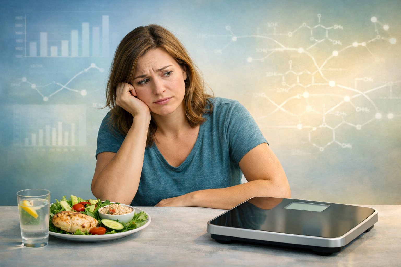 why am i in a deficit but not losing weight