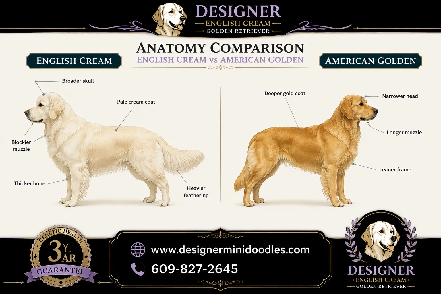 english cream golden retriever breeders in Florida