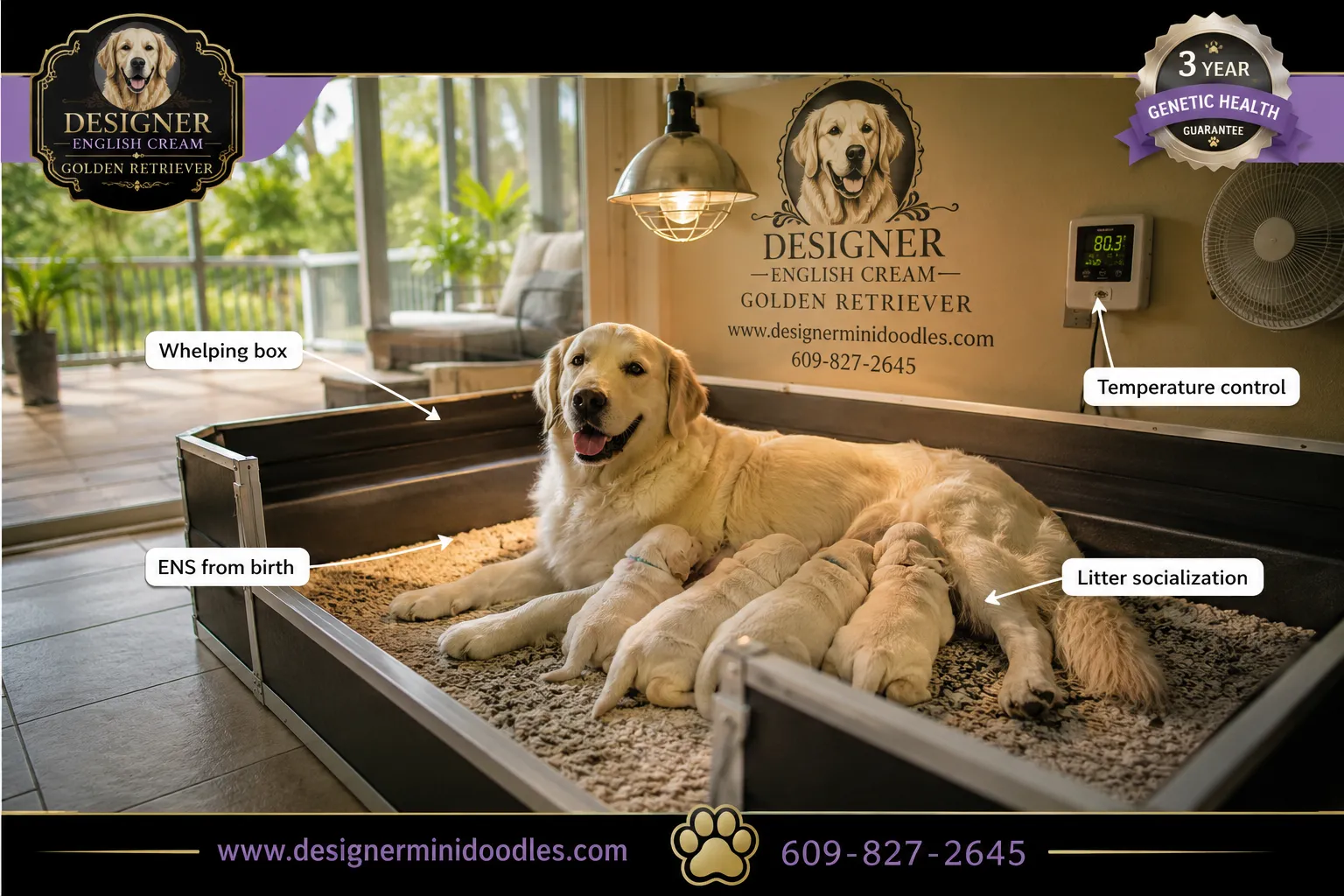 english cream golden retriever breeders in Florida