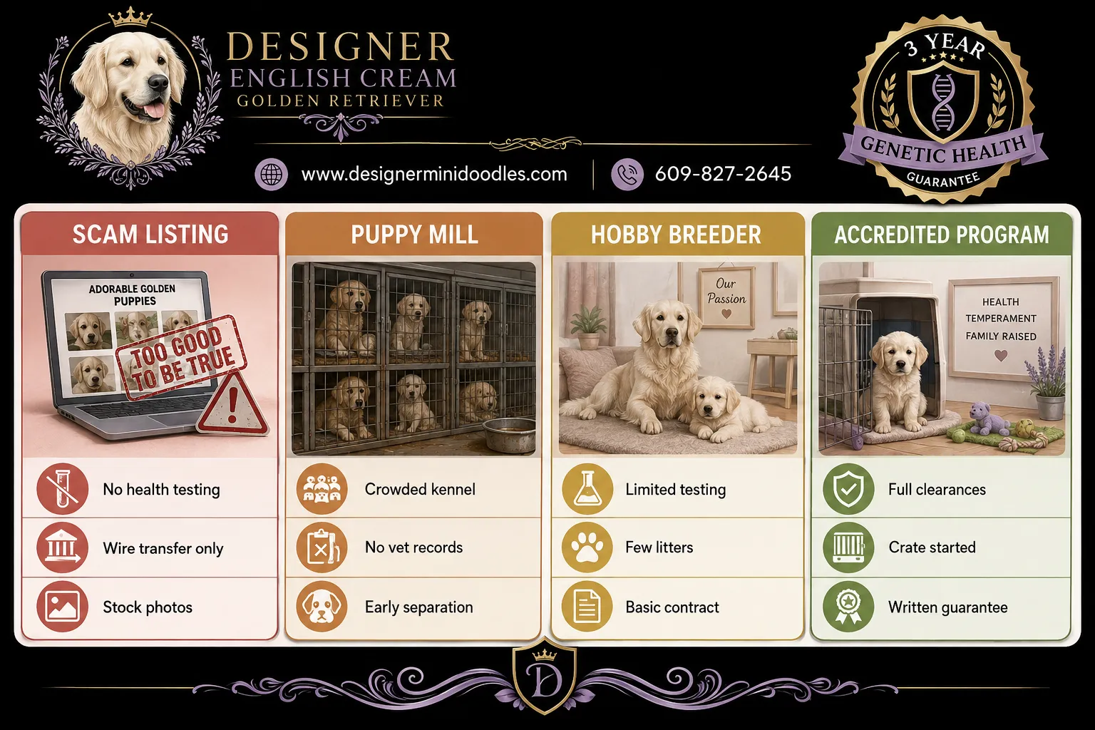 english cream golden retriever breeders in Florida
