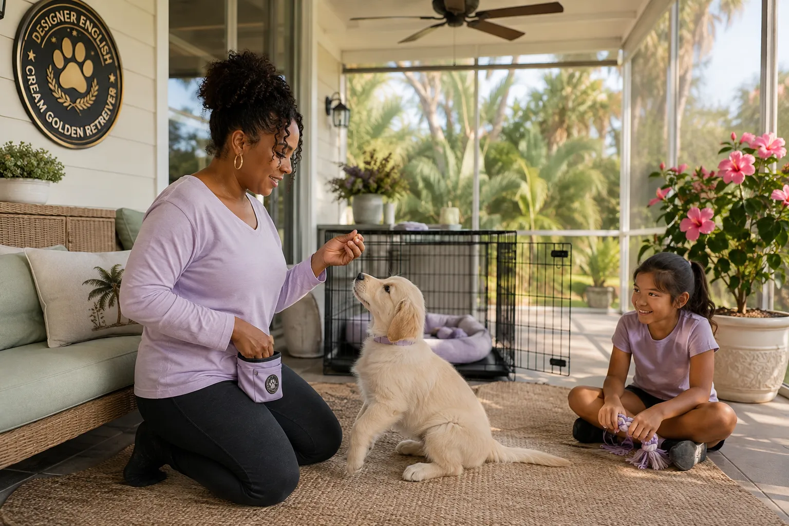 english cream golden retriever breeders in Florida