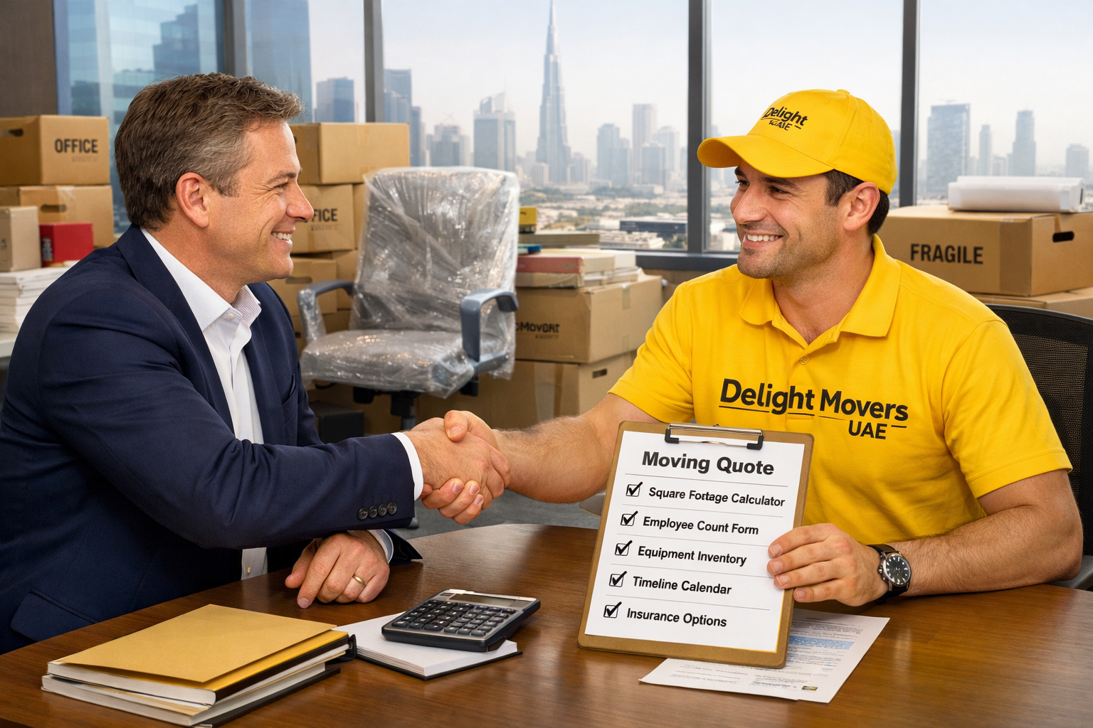 user this color for image #fbd01c. put this color on worker's Tshirt and on truck. and if you put the truck image, write my brand image on i