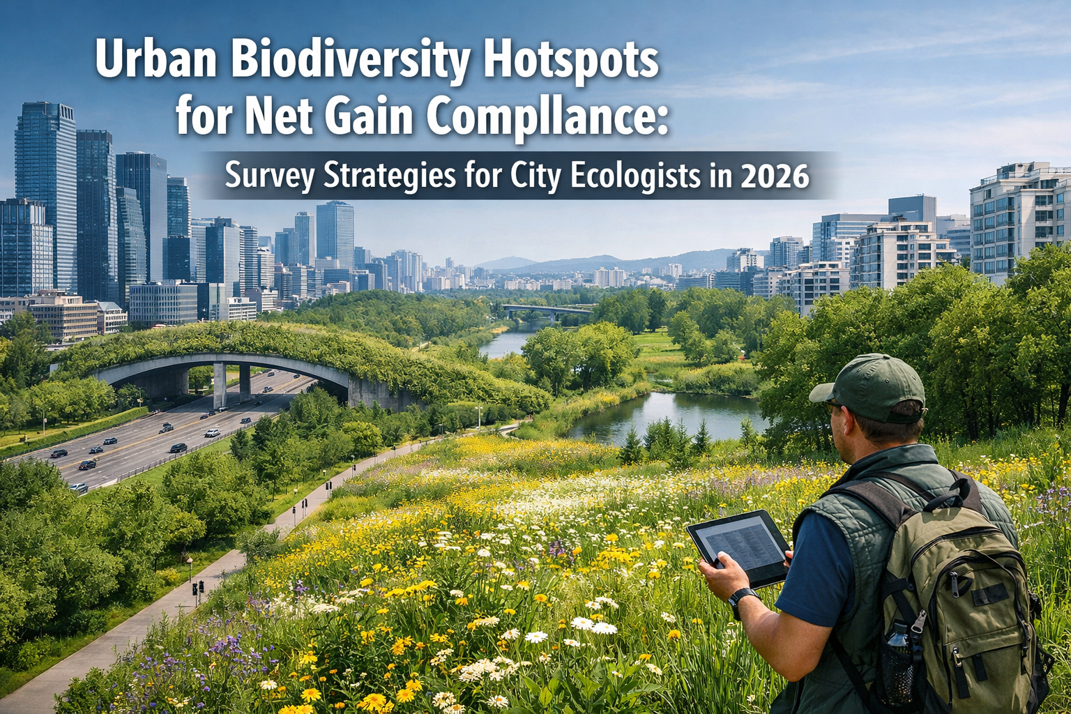 Professional () hero image with 'Urban Biodiversity Hotspots for Net Gain Compliance: Survey Strategies for City Ecologists