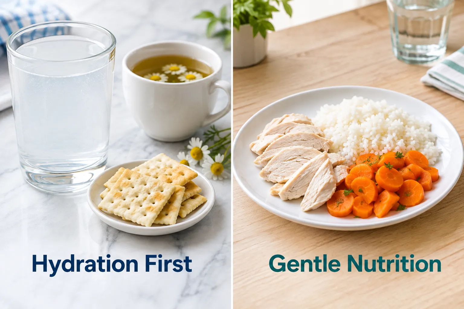 Gentle foods and oral rehydration options beyond the BRAT diet
