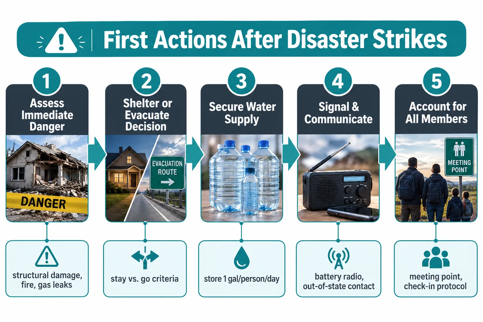 What Should You Do Immediately After a Disaster