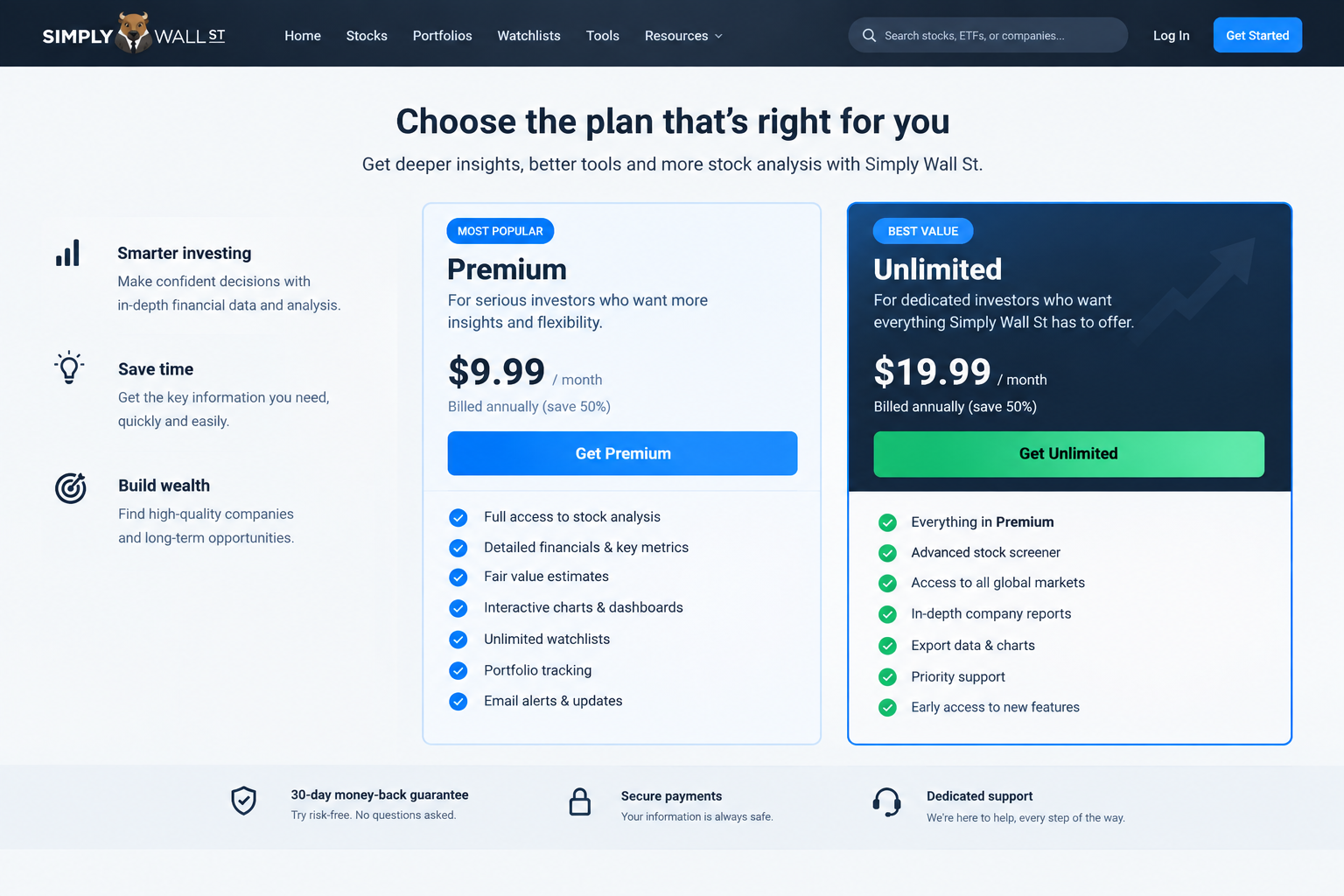 What does Simply Wall St integrate with?