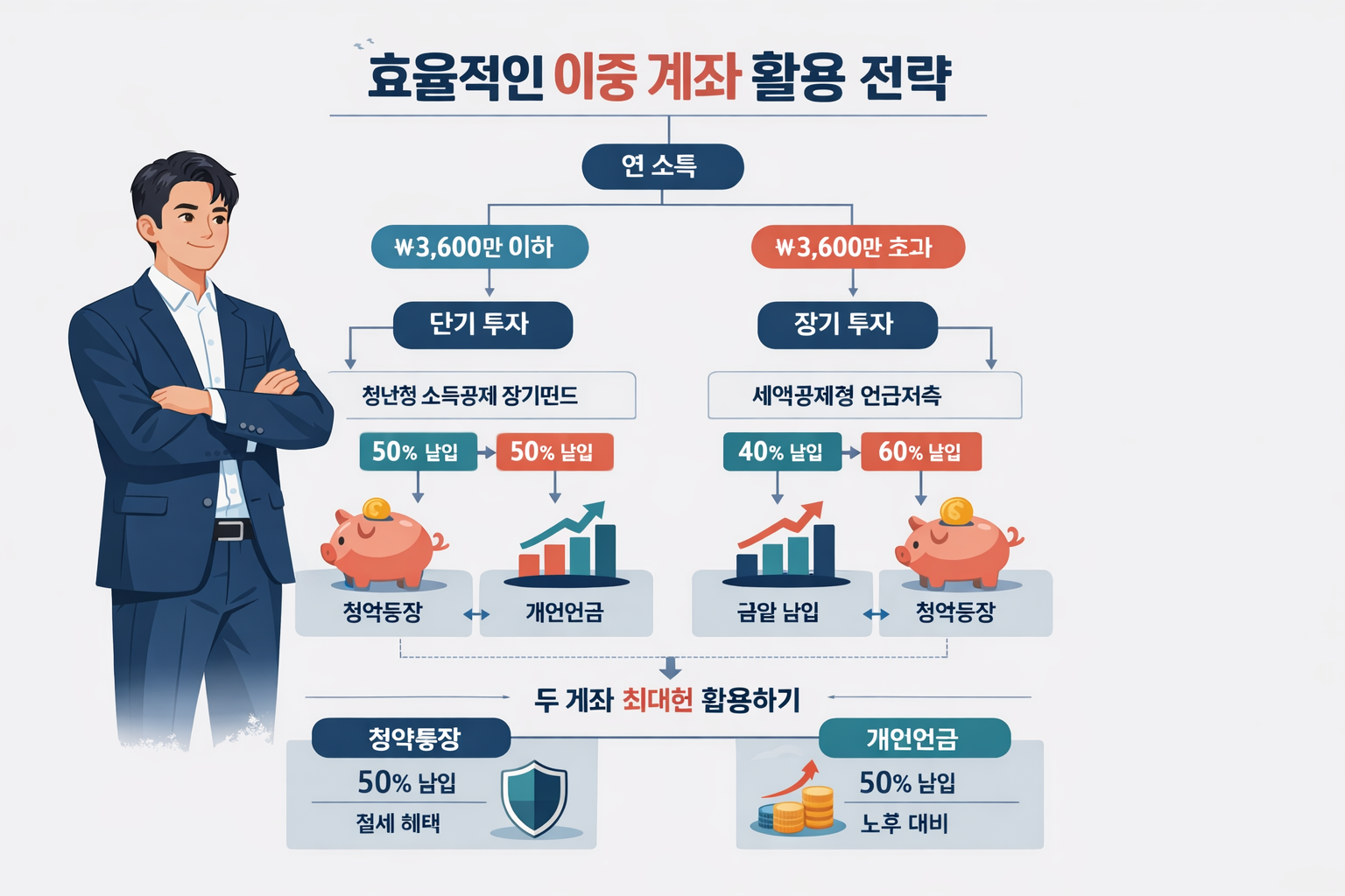 인물은 한국인 이미지 Strategic planning concept illustration (1536x1024) showing optimal
