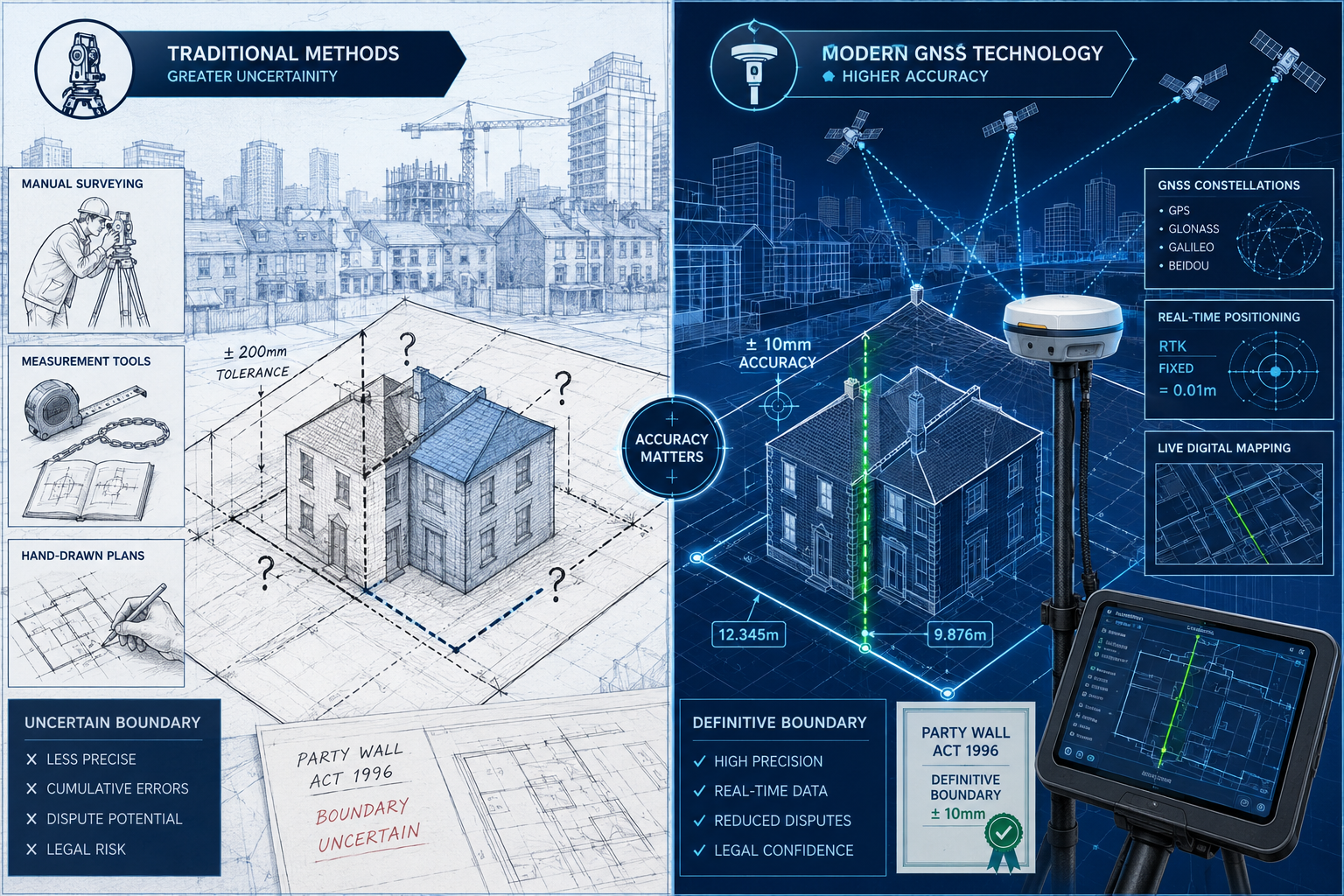 Practical Application: GNSS in Party Wall Dispute Resolution