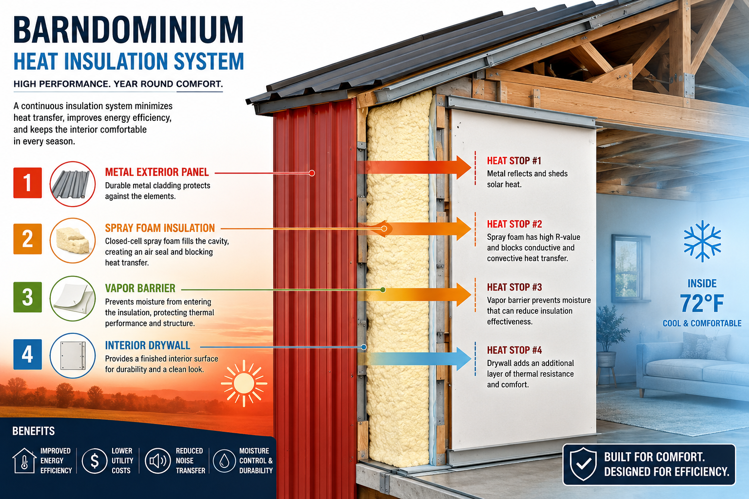 What Insulation Works Best to Prevent Heat in Metal Buildings