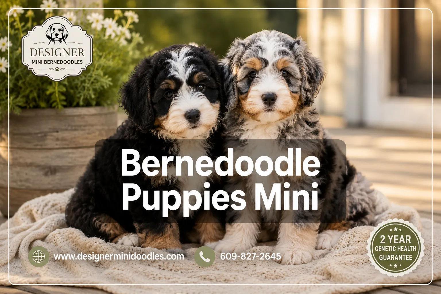 Bernedoodle Puppies Mini