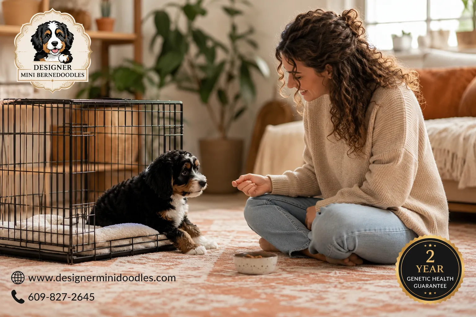Bernedoodle Puppies Mini