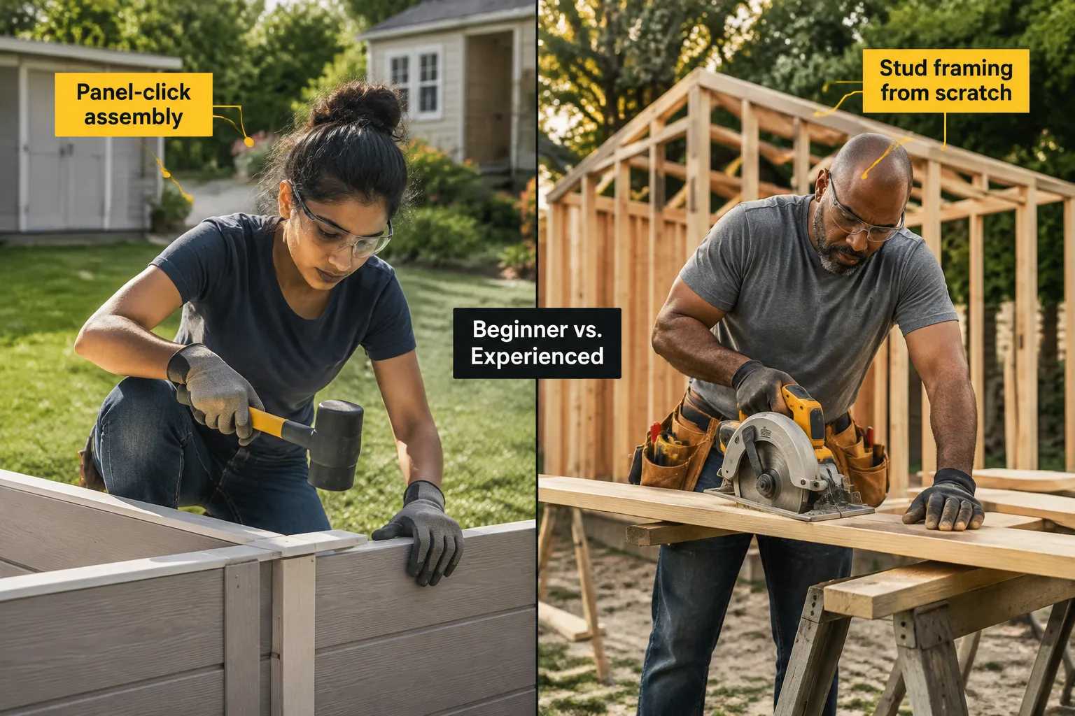 Can You Save Money Building a Shed Yourself With No Experience?