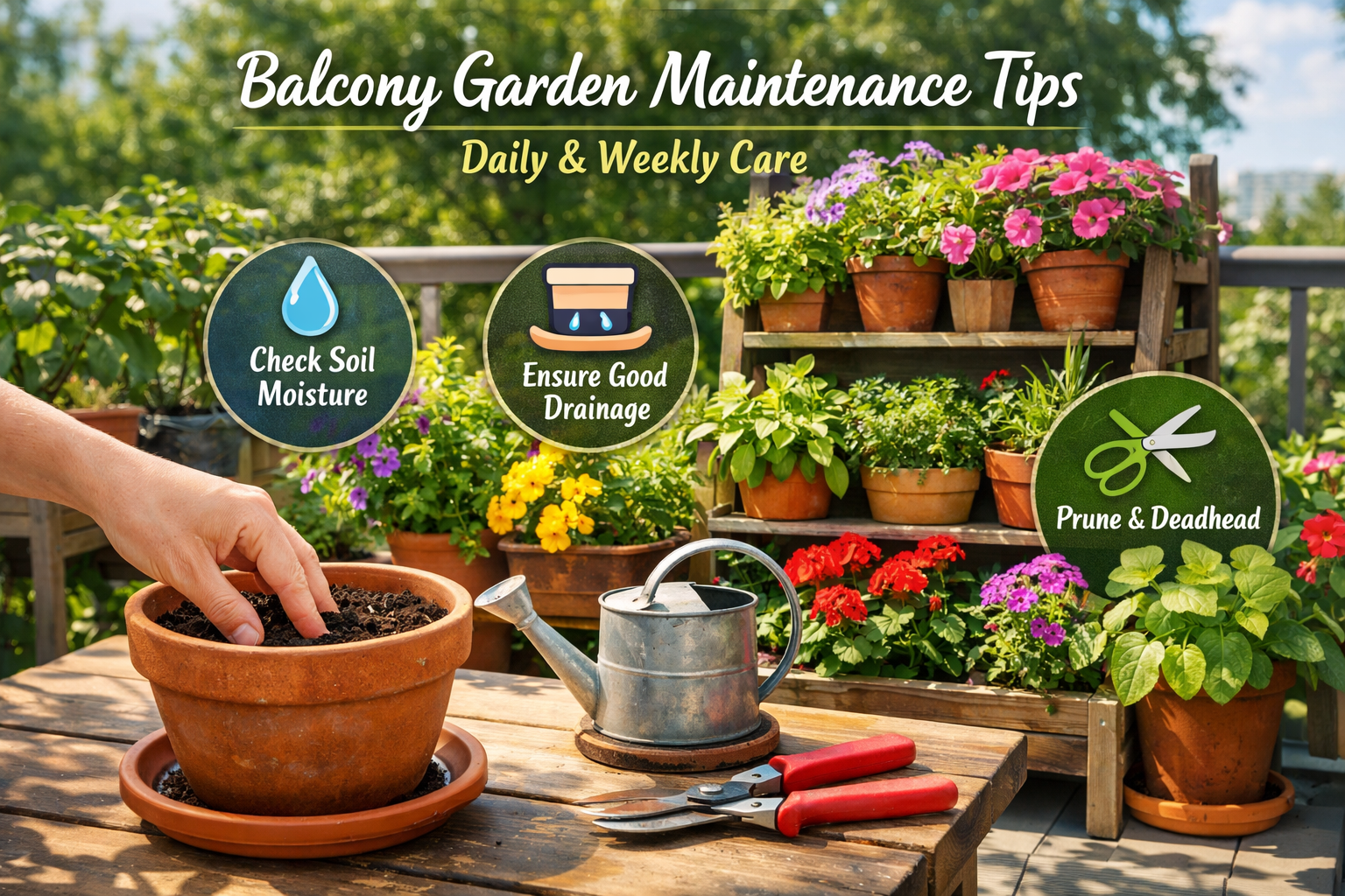 Balcony Garden Maintenance Tips 2026: Ultimate Guide