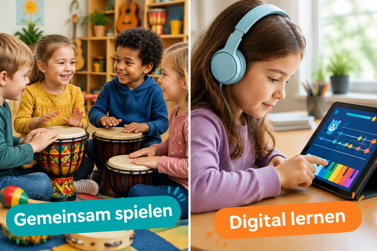 Kognitive Entwicklung durch Musikspiele für Kinder: Was die Forschung zeigt
