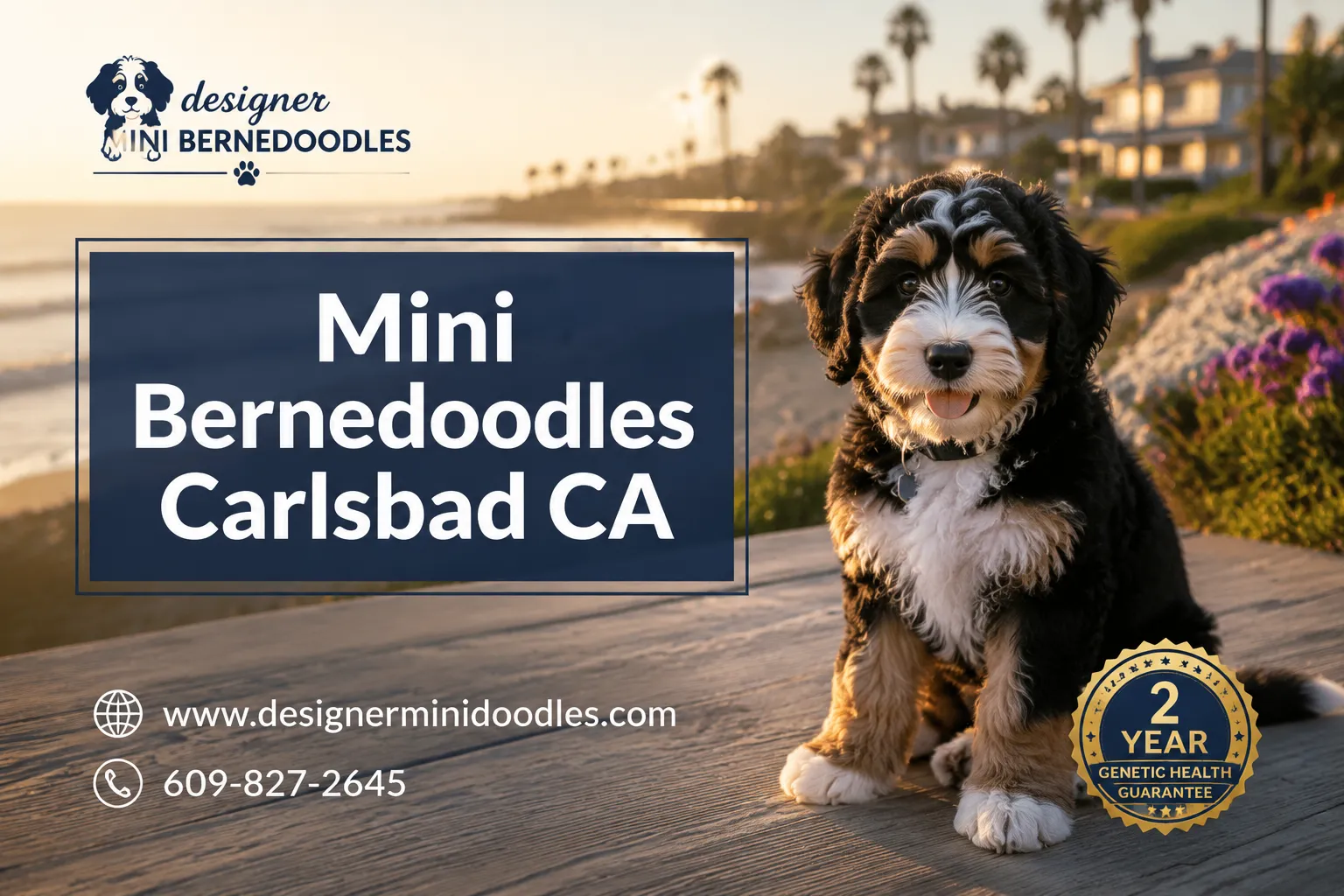 Mini Bernedoodles Carlsbad California