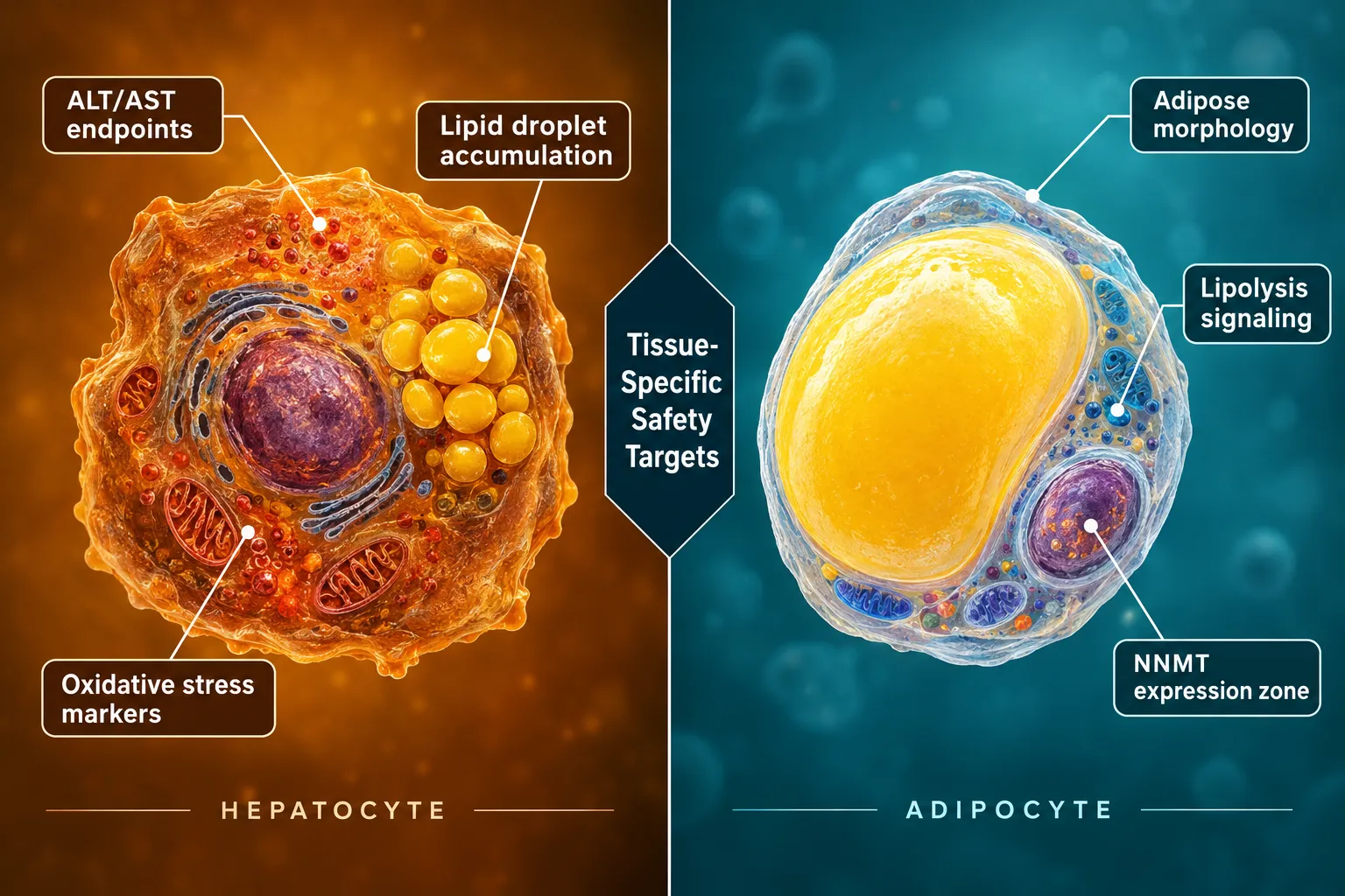 Liver, Adipocyte, and Mitochondrial Safety Endpoints: What the Data Actually Show