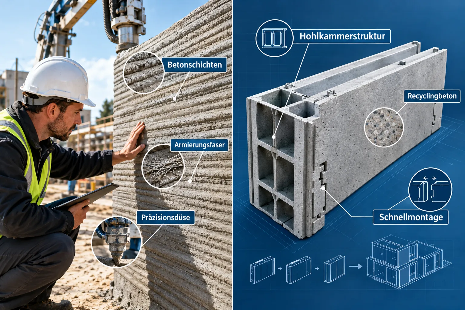 5. Contour Crafting: 3D-gedruckte Betongebäude in Deutschland