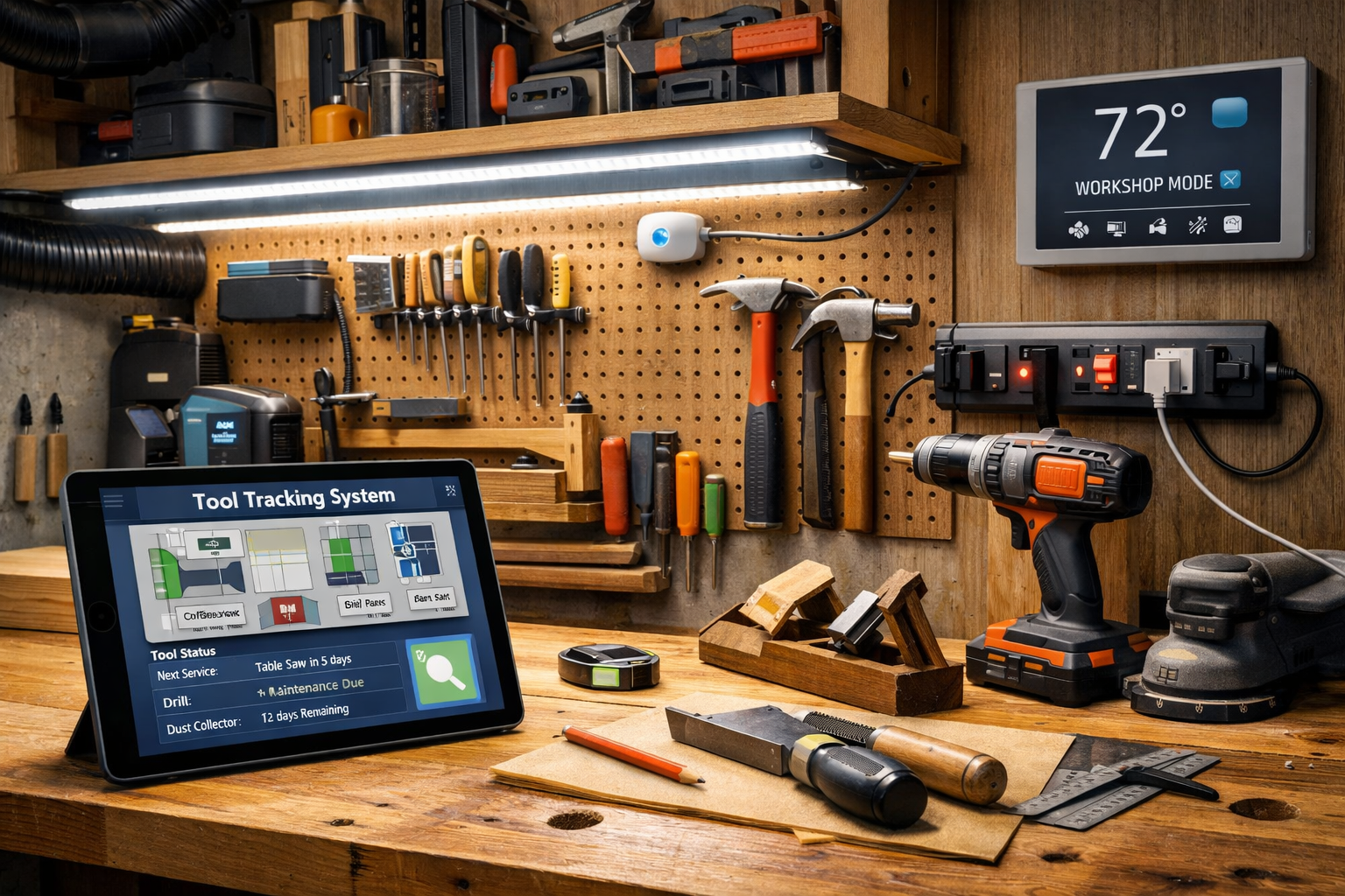 Detailed () image for the 'Boosting Efficiency and Productivity with Smart Automation' section, focusing on an organized