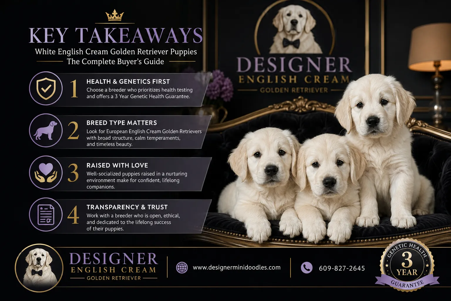 white english cream golden retriever puppies for sale