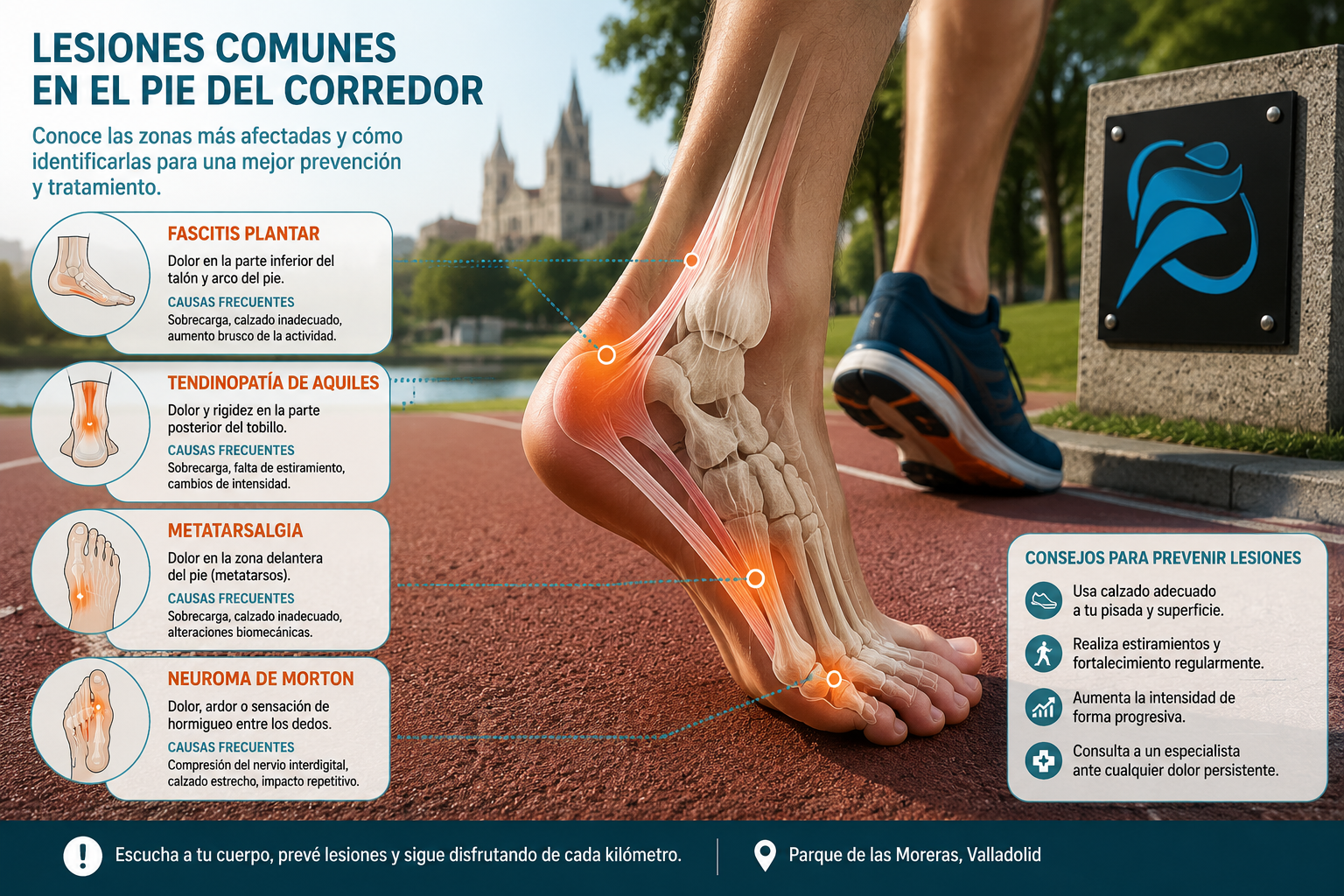 Clínica de podología deportiva cerca de la Calle Pico del Águila, Valladolid
