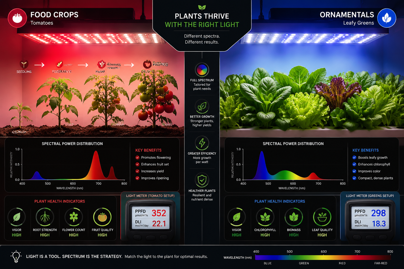 What Light Spectrum Do Tomatoes Need to Grow Best?