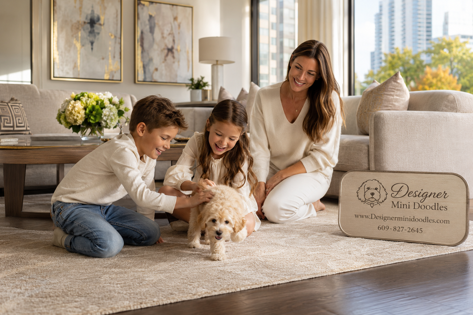 Are micro mini goldendoodles good with kids?