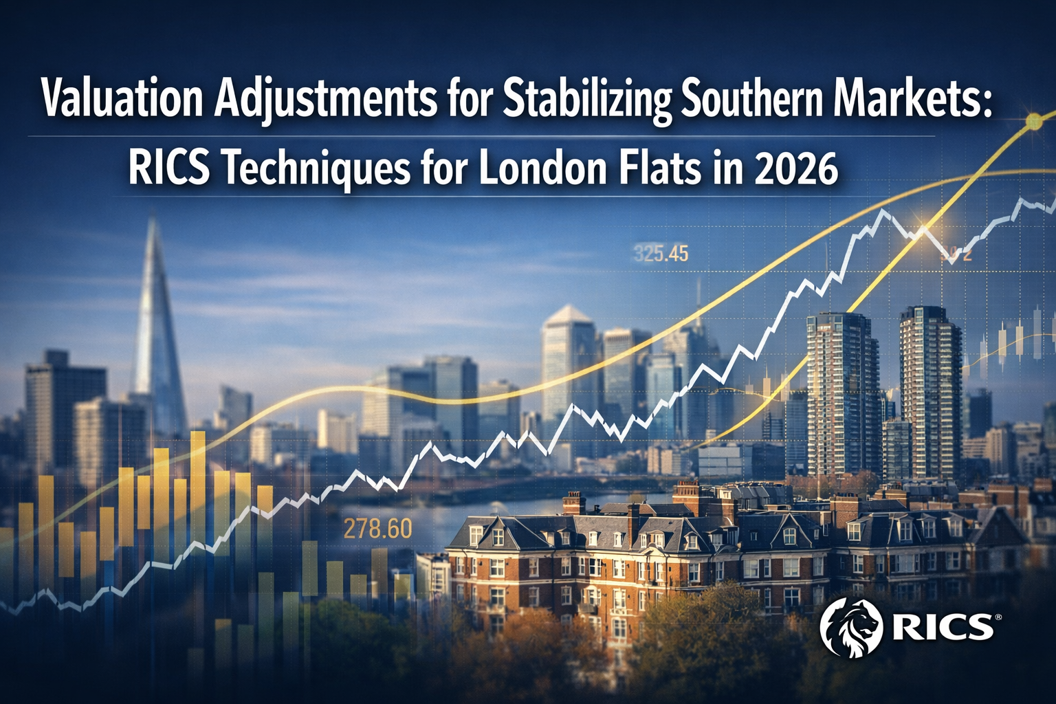Professional () hero image with 'Valuation Adjustments for Stabilizing Southern Markets: RICS Techniques for London Flats in