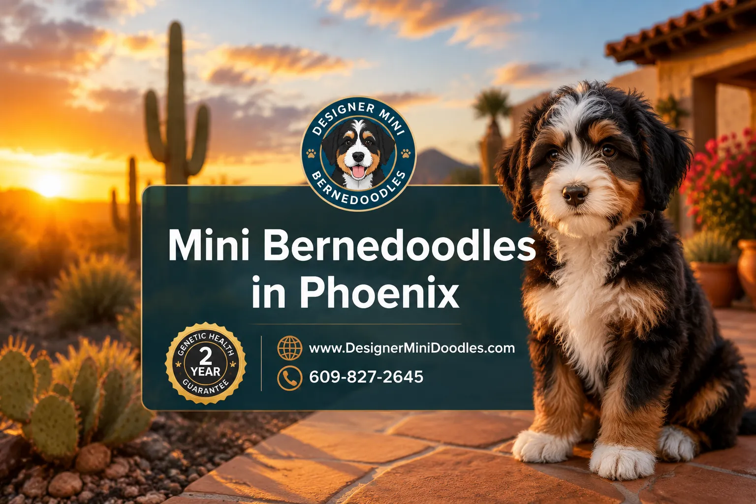 mini bernedoodles for sale in Phoenix