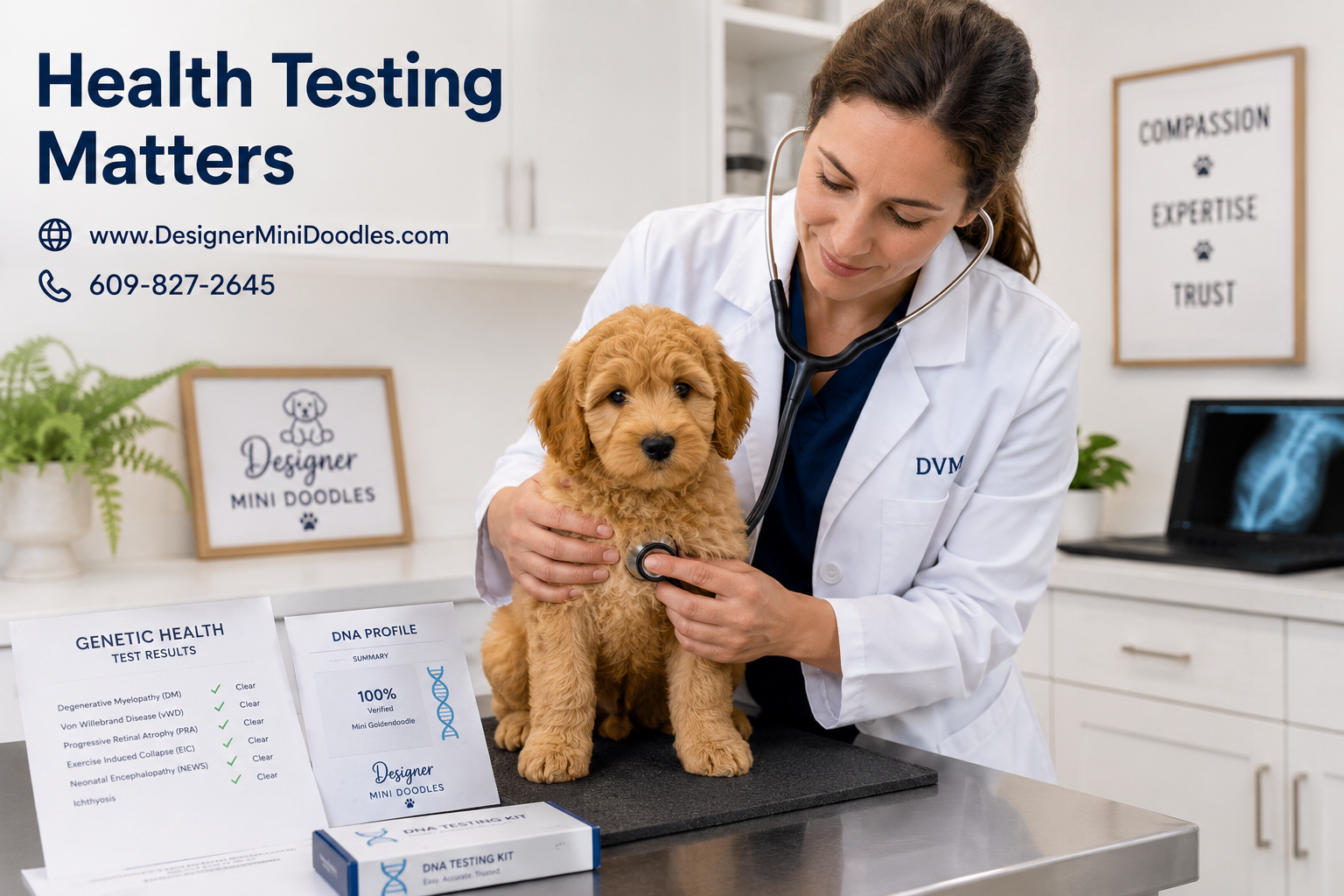 mini goldendoodle health testing