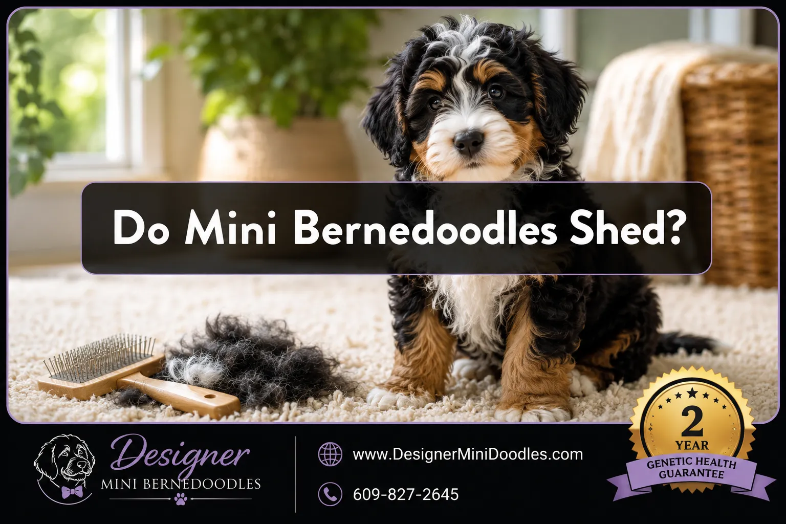 Do mini berndoodles shed?