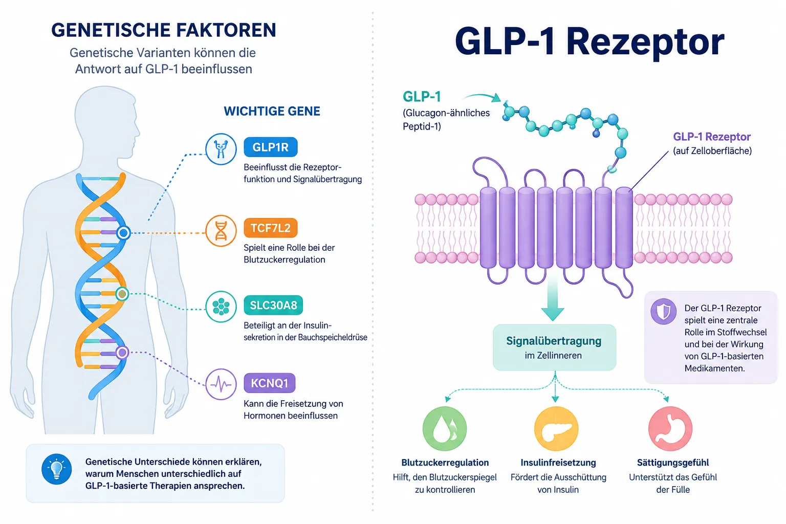 Personalisierte GLP-1-Therapie: Wie Genetik und Lebensstil die Wahl der Abnehmspritze beeinflussen Was ist GLP-1-Therapie, und wie funktioniert sie beim Abnehmen?