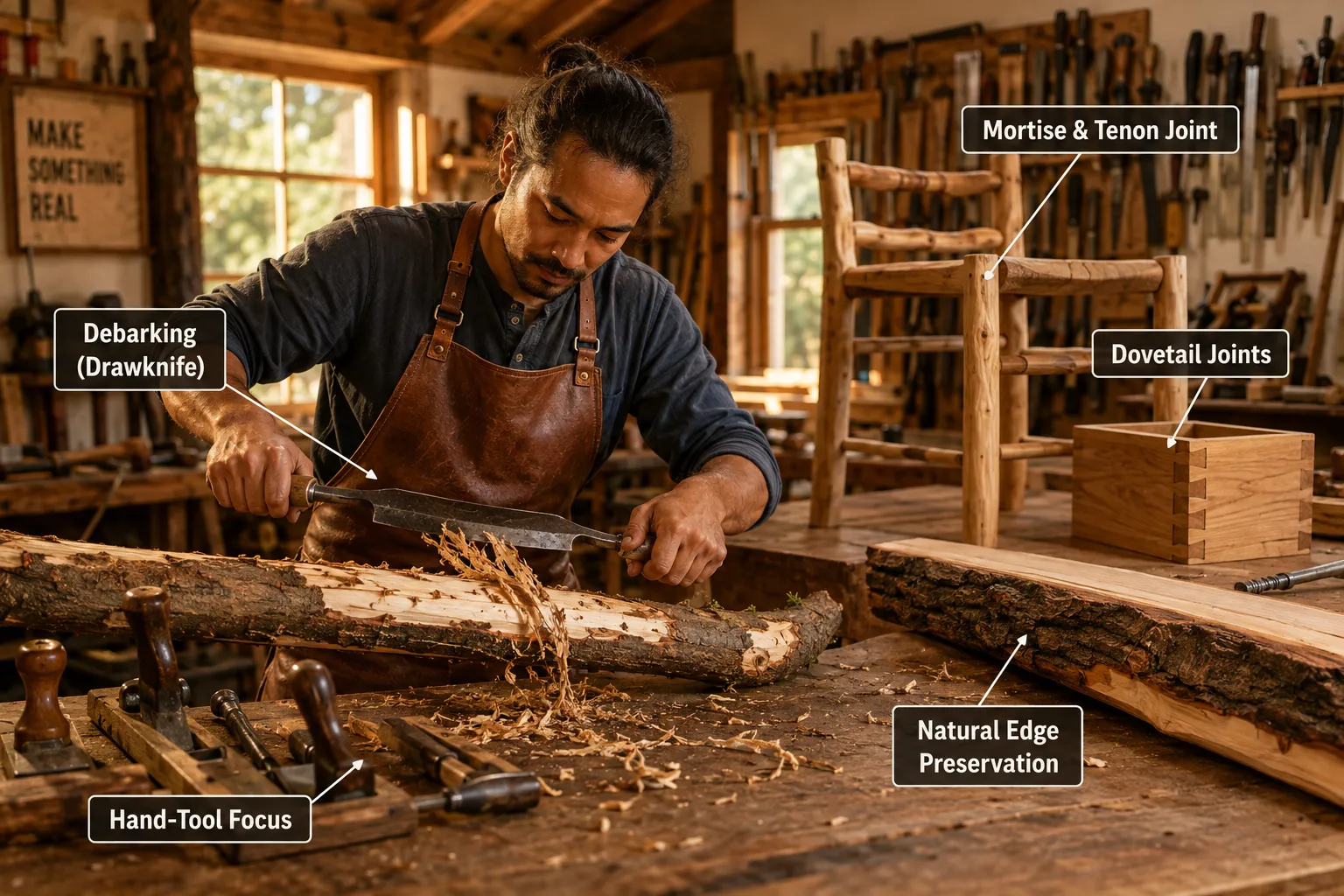 Essential Techniques and Tools for Rustic Woodworking