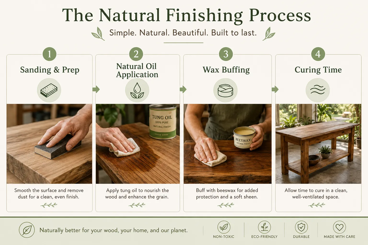 Designing and Finishing Your Rustic Pieces