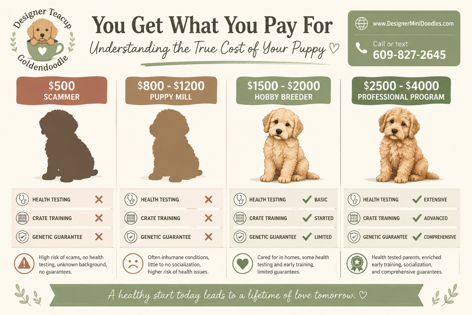 What's the Average Price Range for a Mini Goldendoodle Puppy?